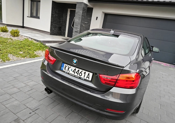 BMW Seria 4 cena 72999 przebieg: 151000, rok produkcji 2015 z Okonek małe 562